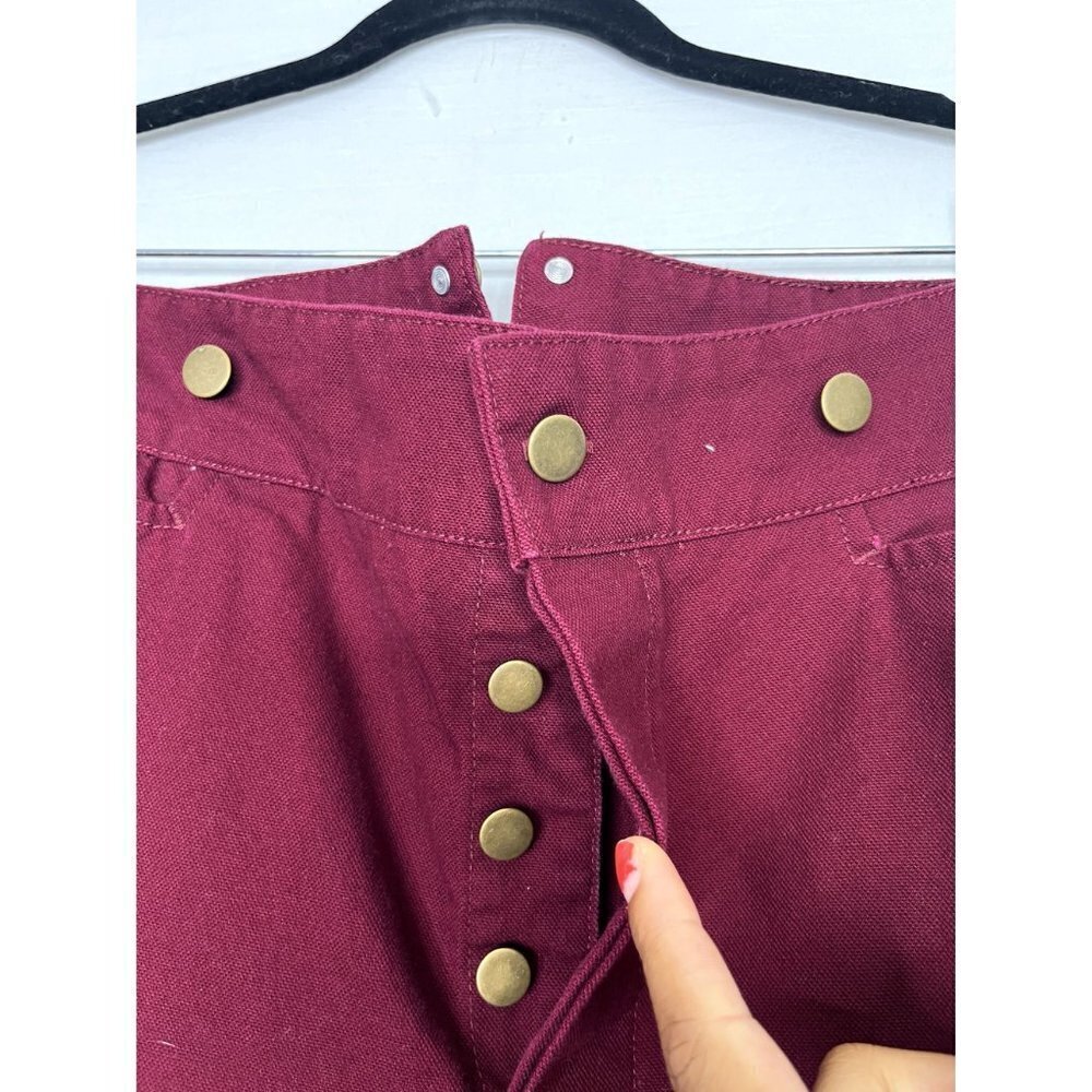 Scully Rangewear Canvas Pant Red Burgundy Women Size 33 Style# RW040 - Picture 5 of 10